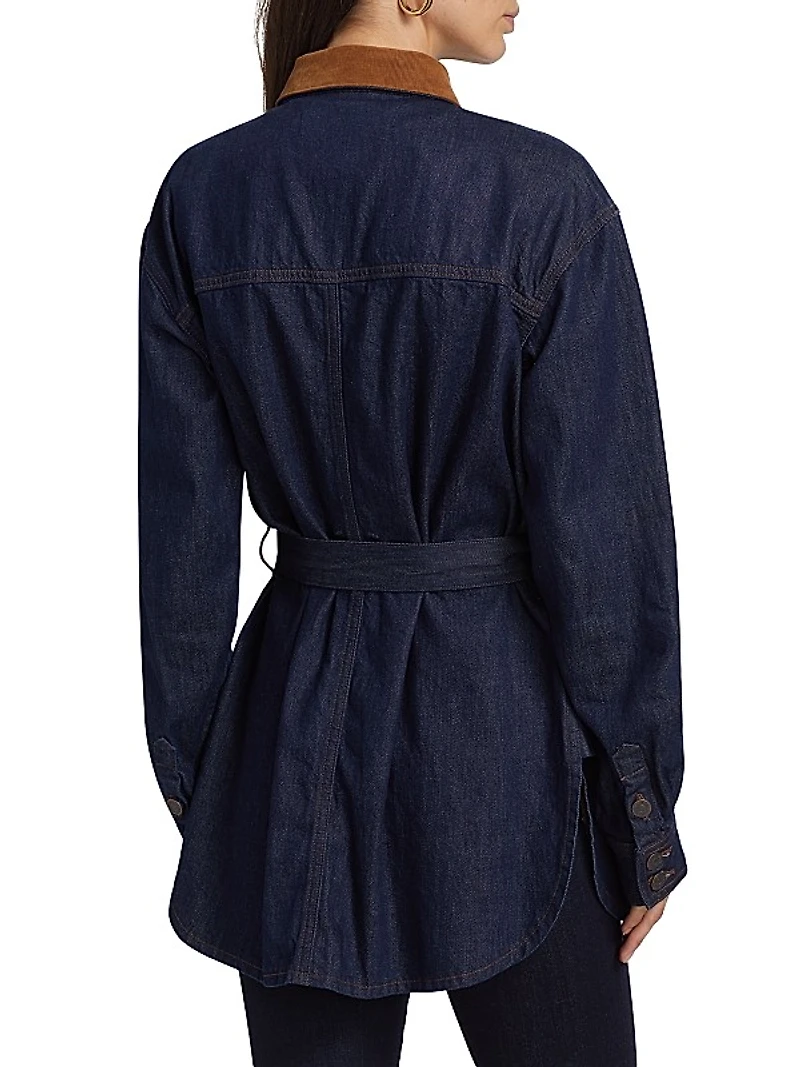 Mikaela Denim Shirt Jacket