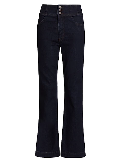 Carson High-Rise Stretch Flare Jeans