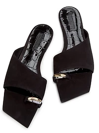 Jodie Nubuck Leather Flats