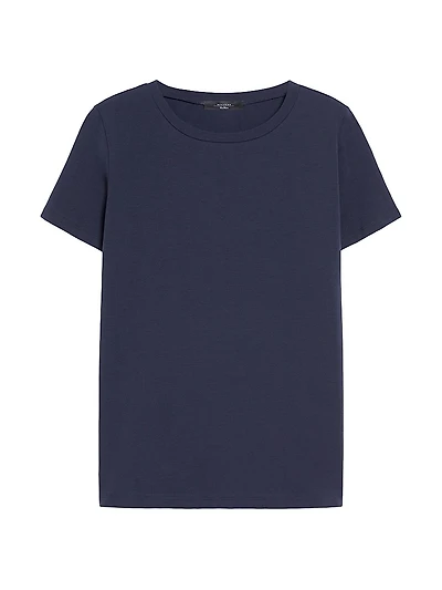 Stretch Cotton Crewneck T-Shirt
