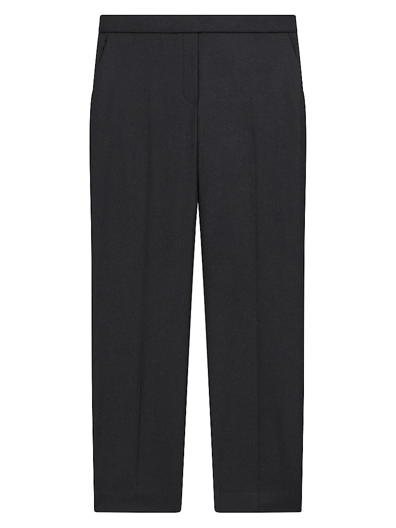 Treeca Wool Crop Trousers