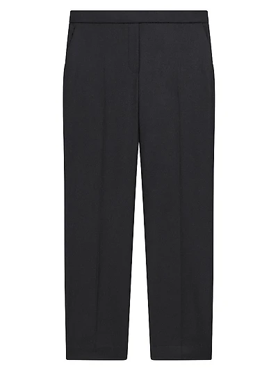 Treeca Wool Crop Trousers