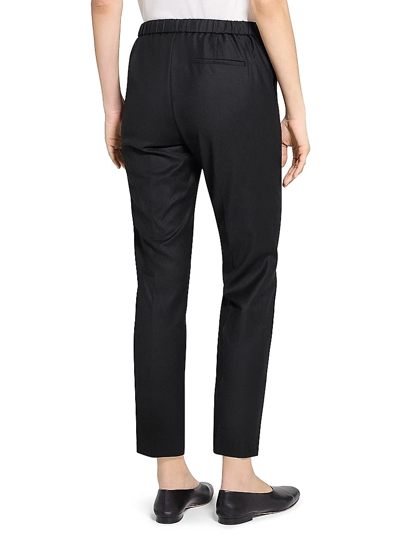 Treeca Wool Crop Trousers