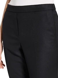 Treeca Wool Crop Trousers