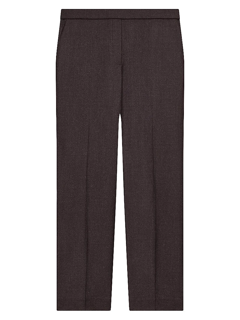 Treeca Wool Crop Trousers