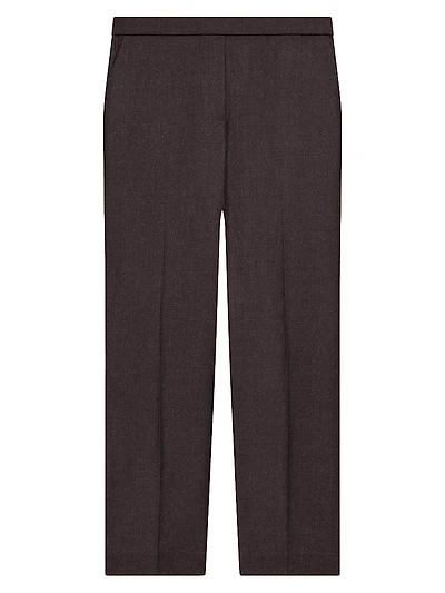 Treeca Wool Crop Trousers