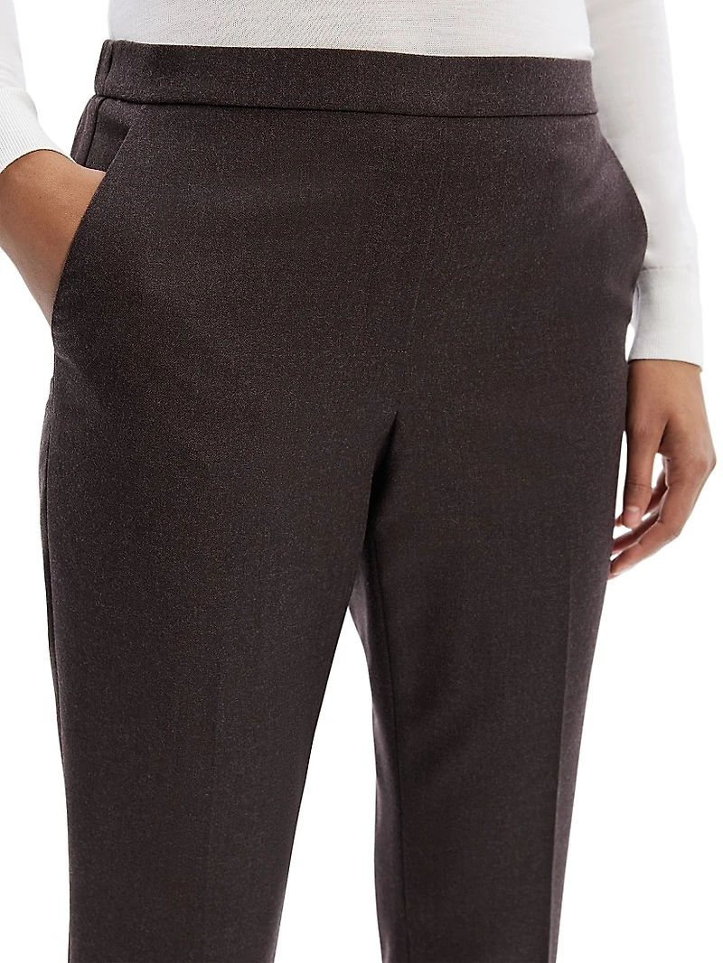 Treeca Wool Crop Trousers