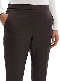 Treeca Wool Crop Trousers