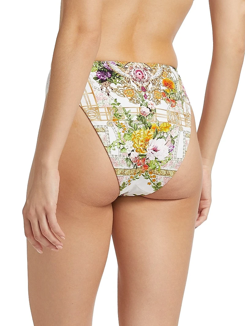 High-Rise Cheeky Bikini Bottoms