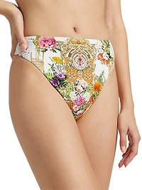 High-Rise Cheeky Bikini Bottoms