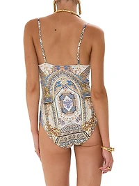 Make Me Your Mosiac Underwire One-Piece Swimsuit