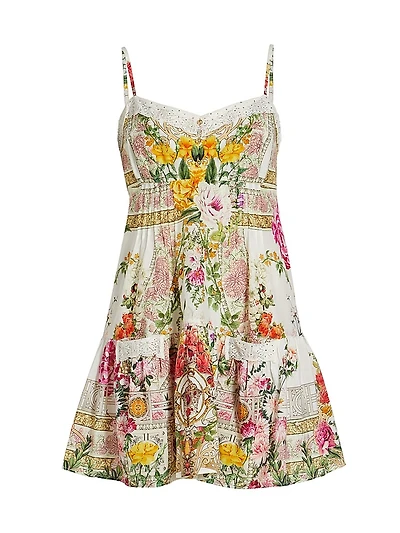 Pocket Pintuck Minidress