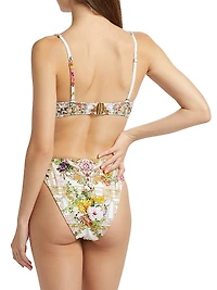 V-Neck Hardware Bikini Top