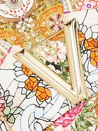 V-Neck Hardware Bikini Top