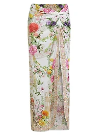 Egyptian Rose Twist Long Skirt
