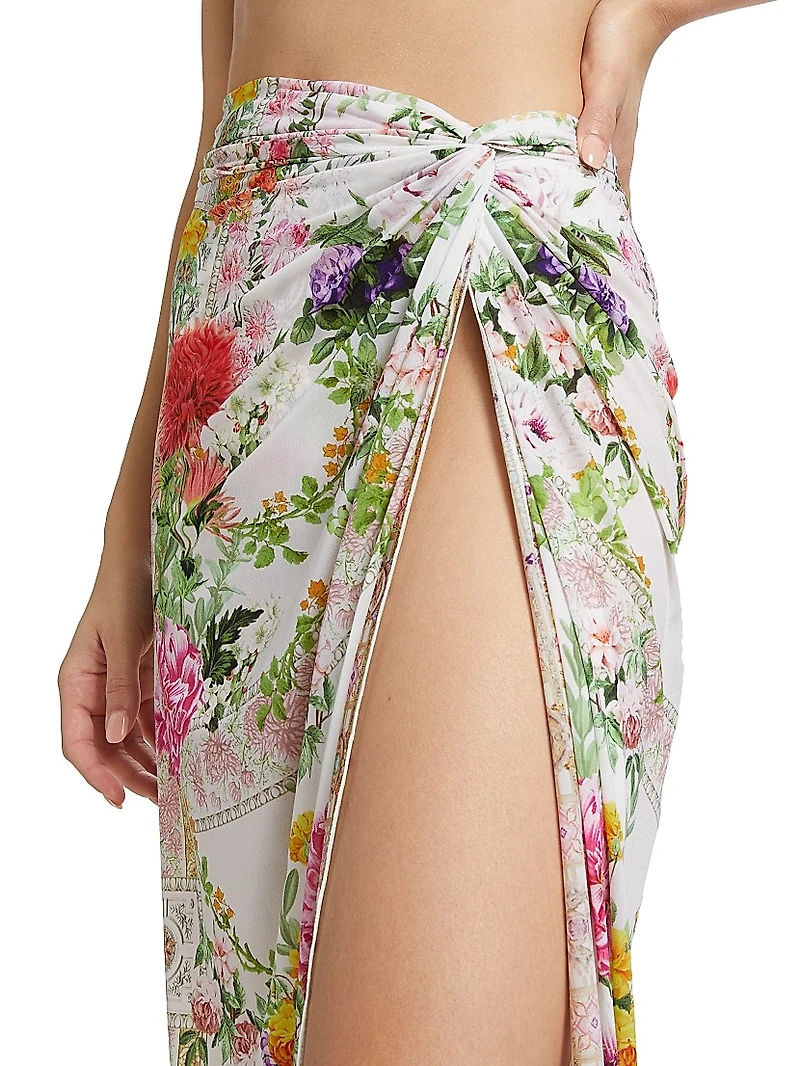 Egyptian Rose Twist Long Skirt
