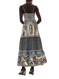 Make Me Your Mosiac Tiered Maxi Dress