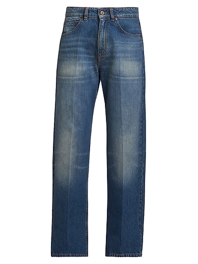 Bernie High-Rise Straight-Leg Jeans