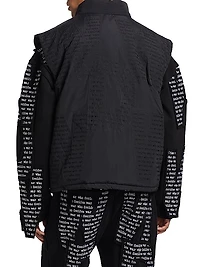 Logo Padded Ski Vest