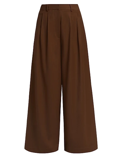 Caseros Dominique Wide-Leg Tailored Pants