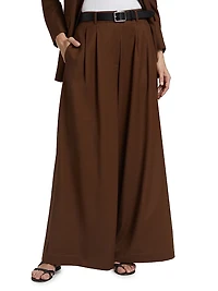 Caseros Dominique Wide-Leg Tailored Pants