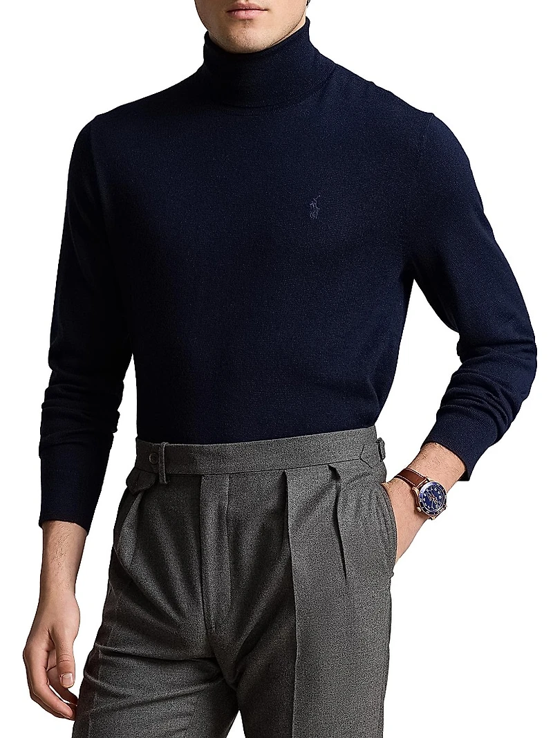 Wool Turtleneck Sweater