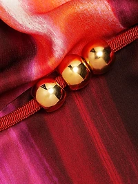 Manon Painted Off-the-Shoulder Minidress