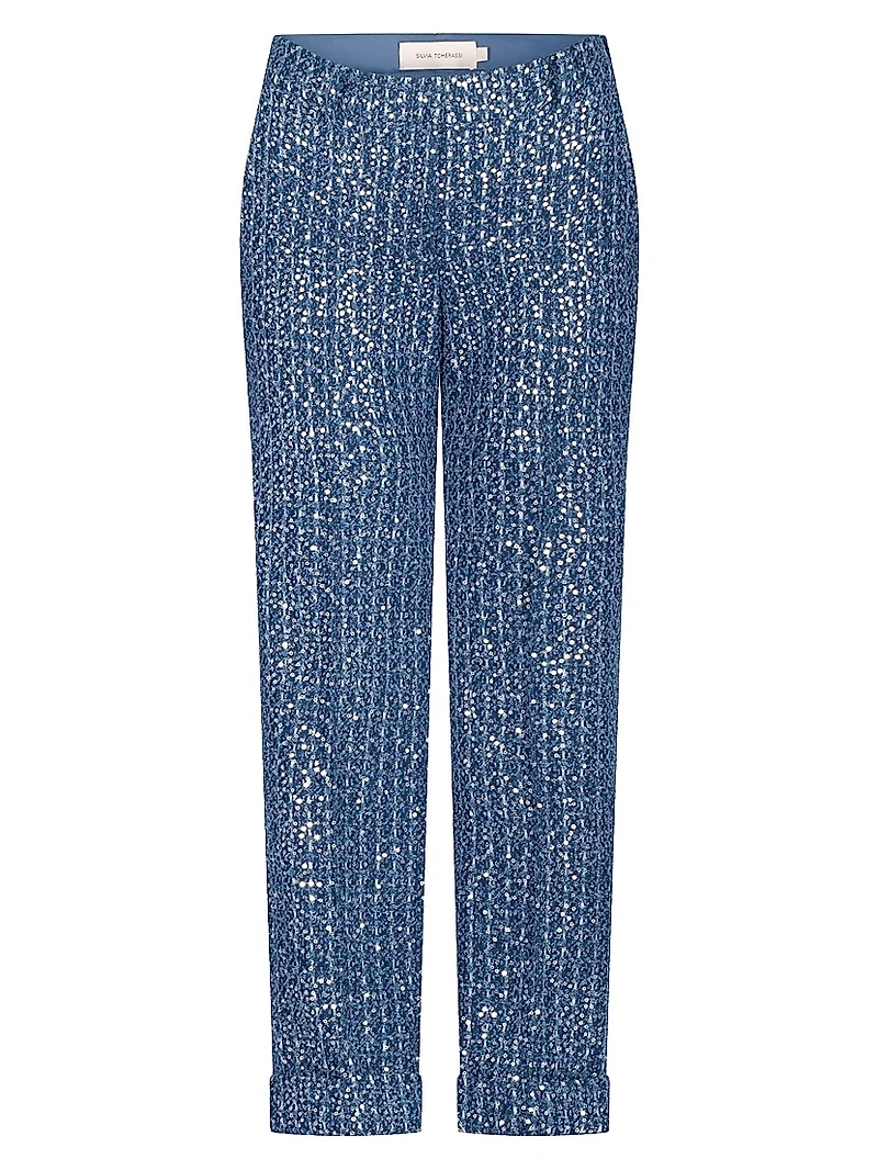 Garmet Sequined Crop Pants