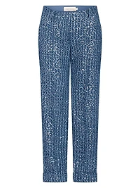 Garmet Sequined Crop Pants