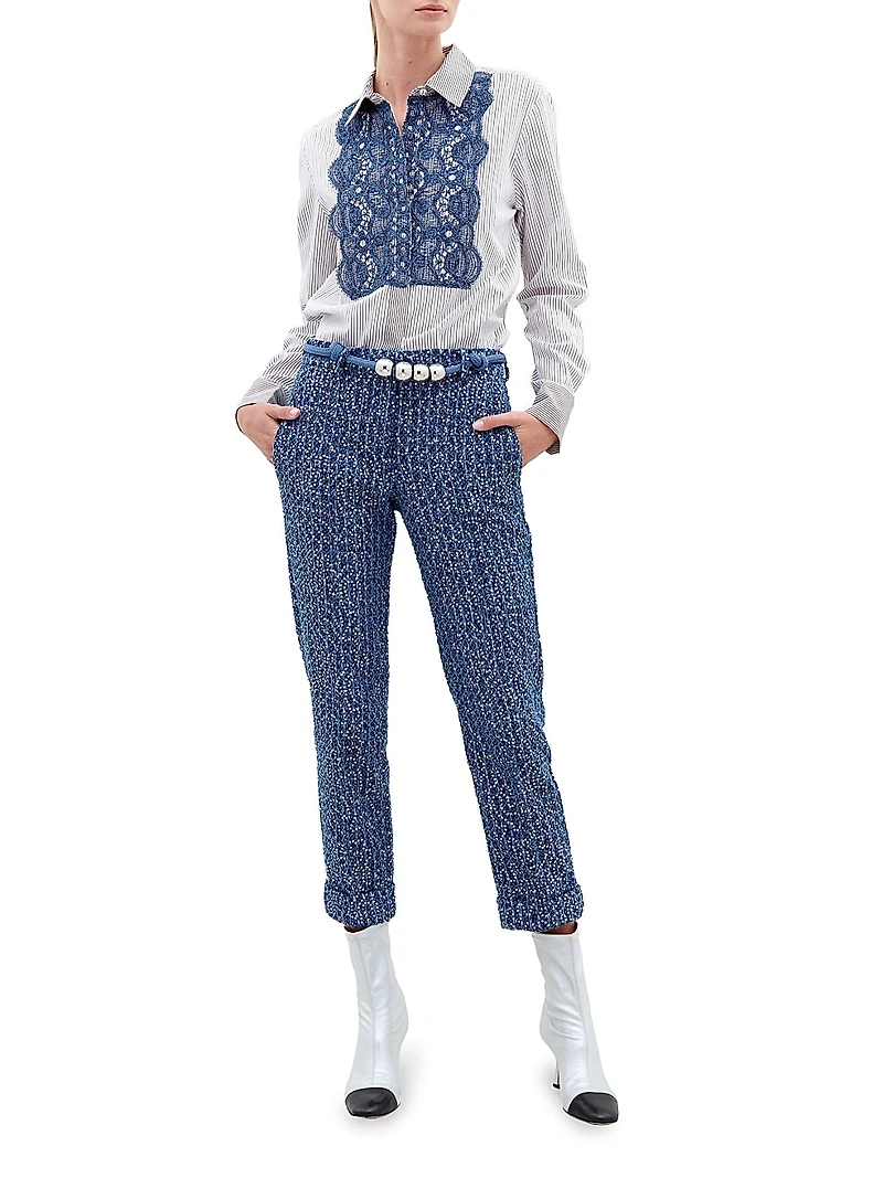 Garmet Sequined Crop Pants