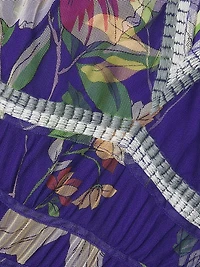 Mazzy Ruched Floral Maxi Dress