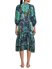 Yoka Floral Midi-Dress