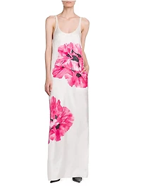 Poppy Silk Tank Maxi Dress