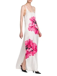 Poppy Silk Tank Maxi Dress