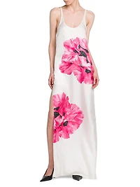 Poppy Silk Tank Maxi Dress