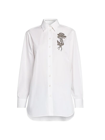 Floral Embellished Shirt