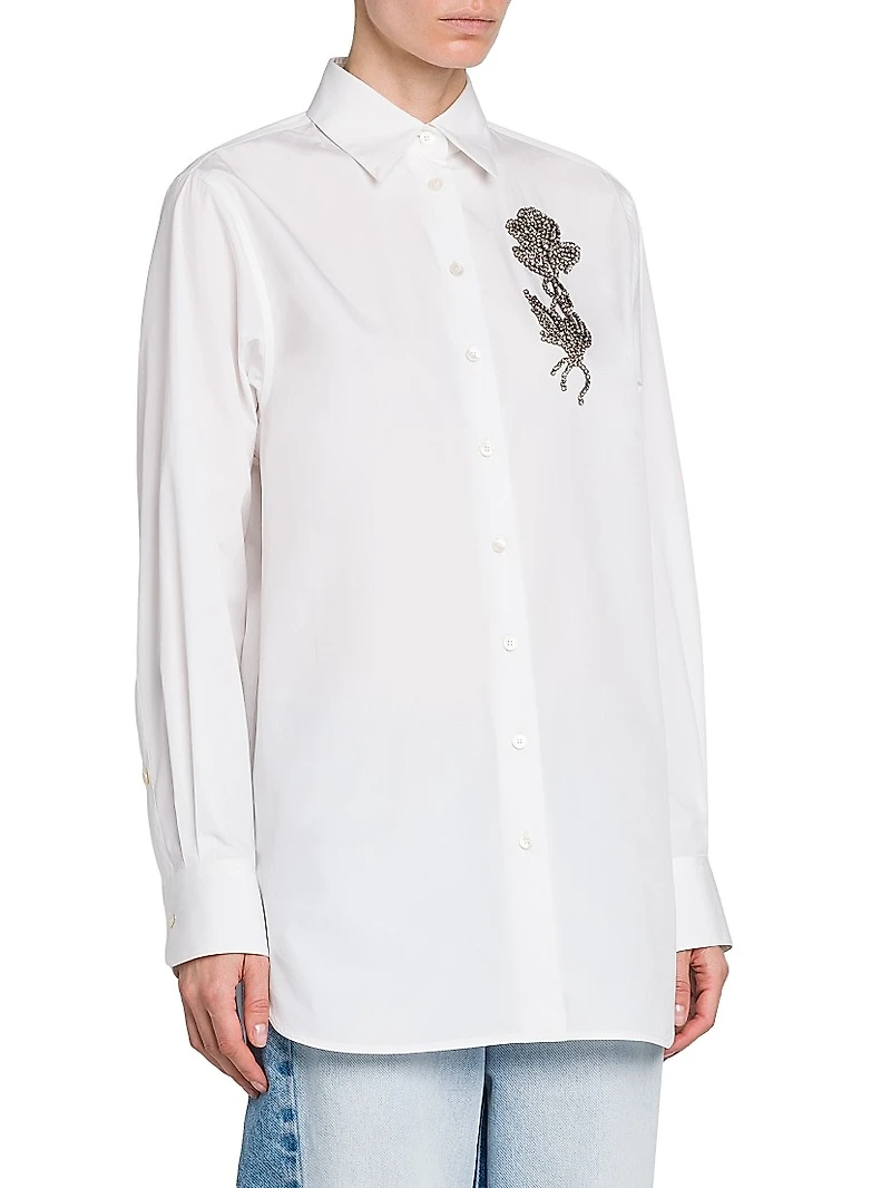 Floral Embellished Shirt