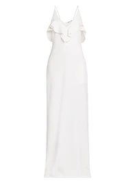 Ruffle Detail Cocktail Dress