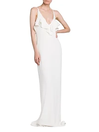 Ruffle Detail Cocktail Dress