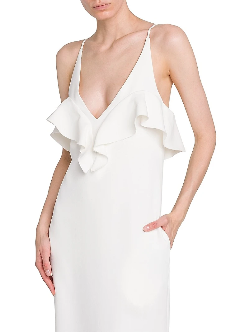 Ruffle Detail Cocktail Dress