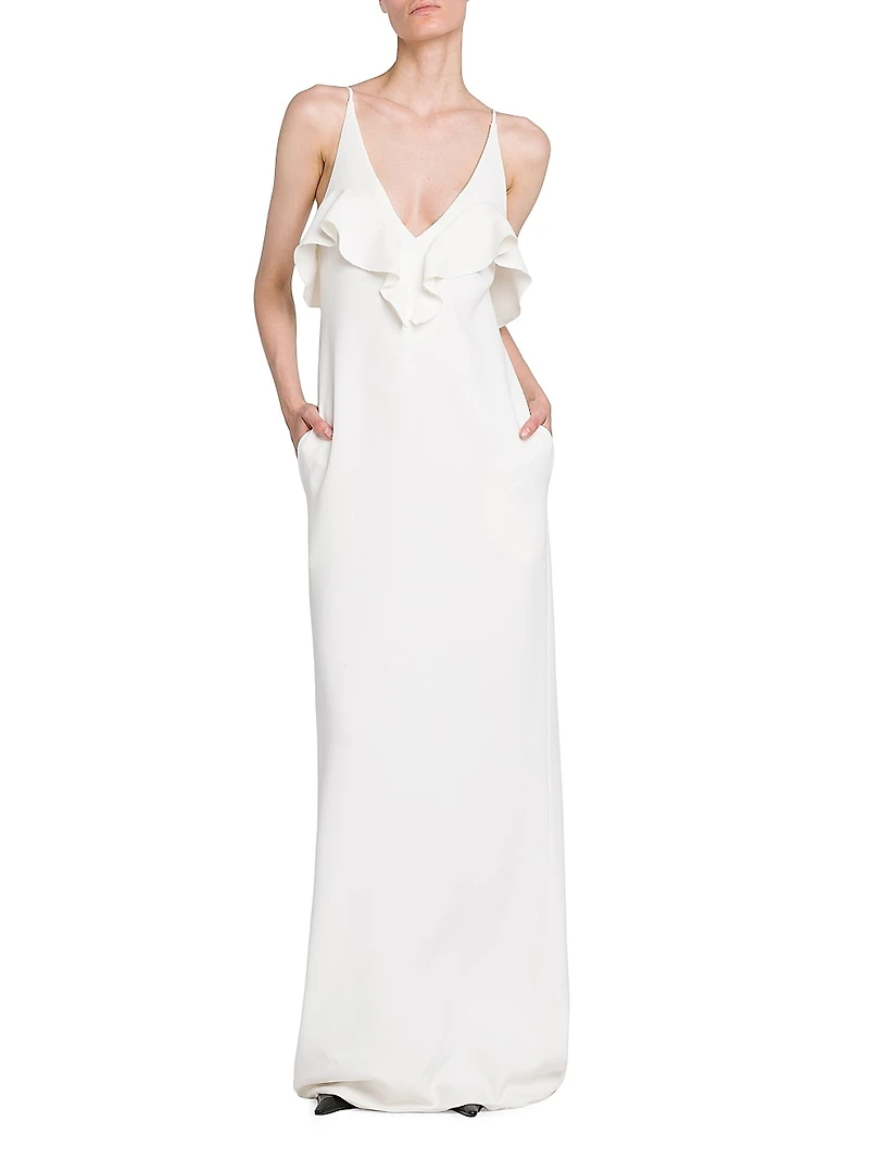 Ruffle Detail Cocktail Dress