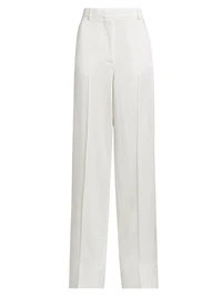 Loose Crease-Front Trousers
