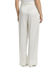 Loose Crease-Front Trousers