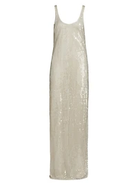 Sequined Tank Gown
