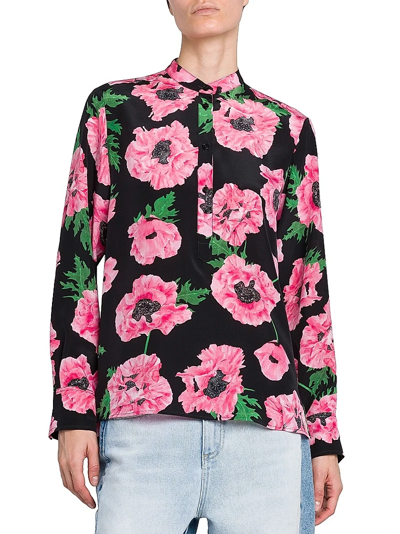 Iconic Poppy Print Shirt