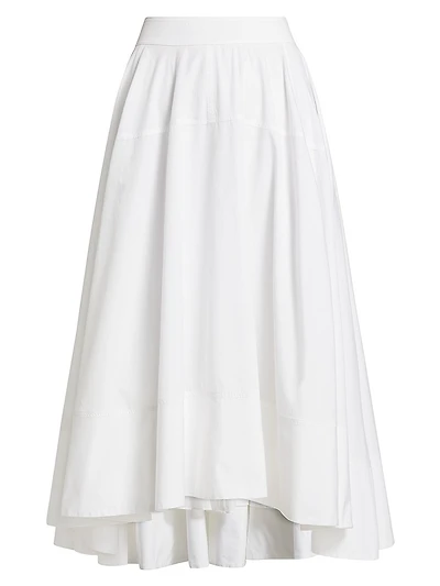 Avani Poplin Midi-Skirt