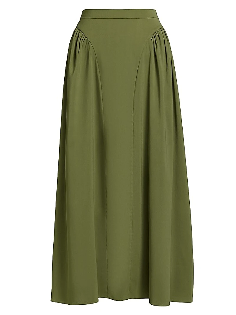 Seraphine Satin Maxi Skirt