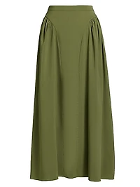 Seraphine Satin Maxi Skirt