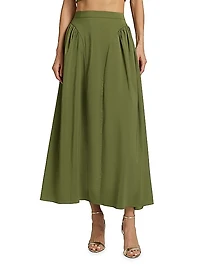 Seraphine Satin Maxi Skirt