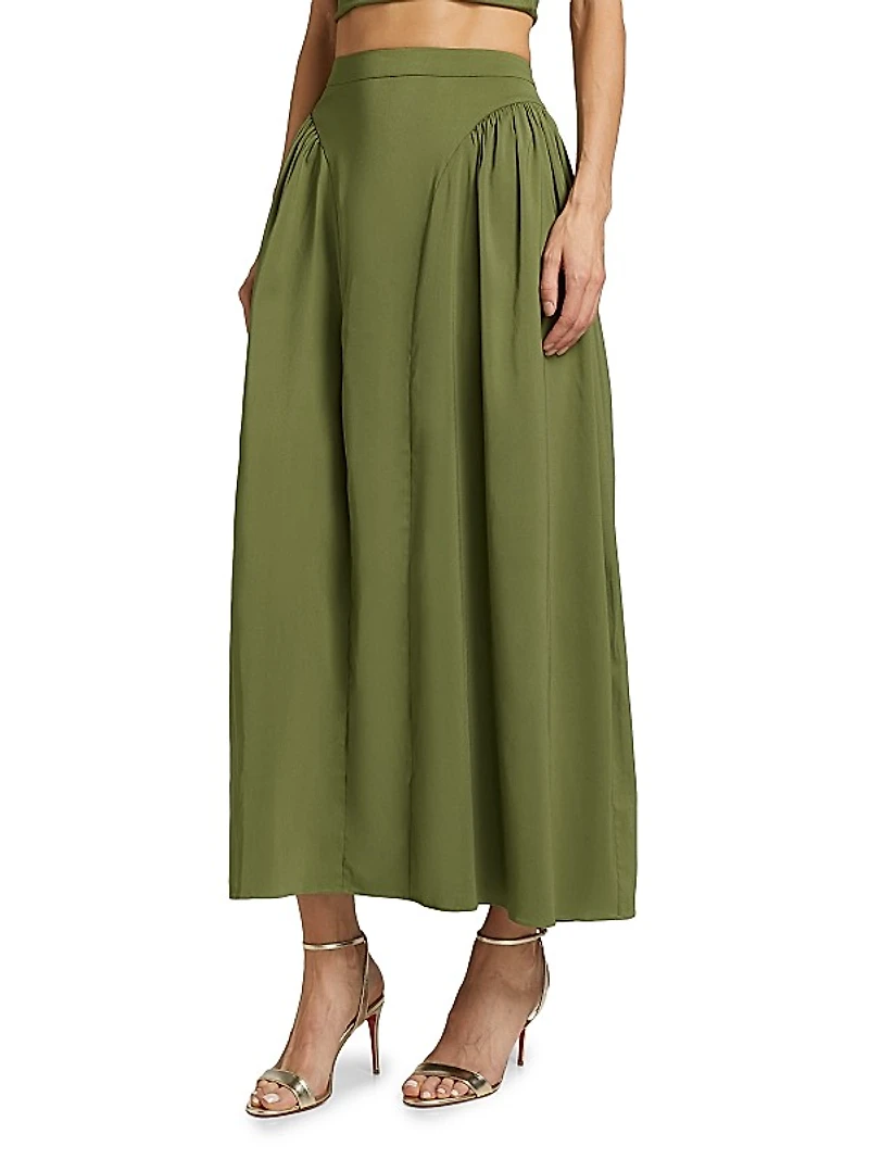 Seraphine Satin Maxi Skirt
